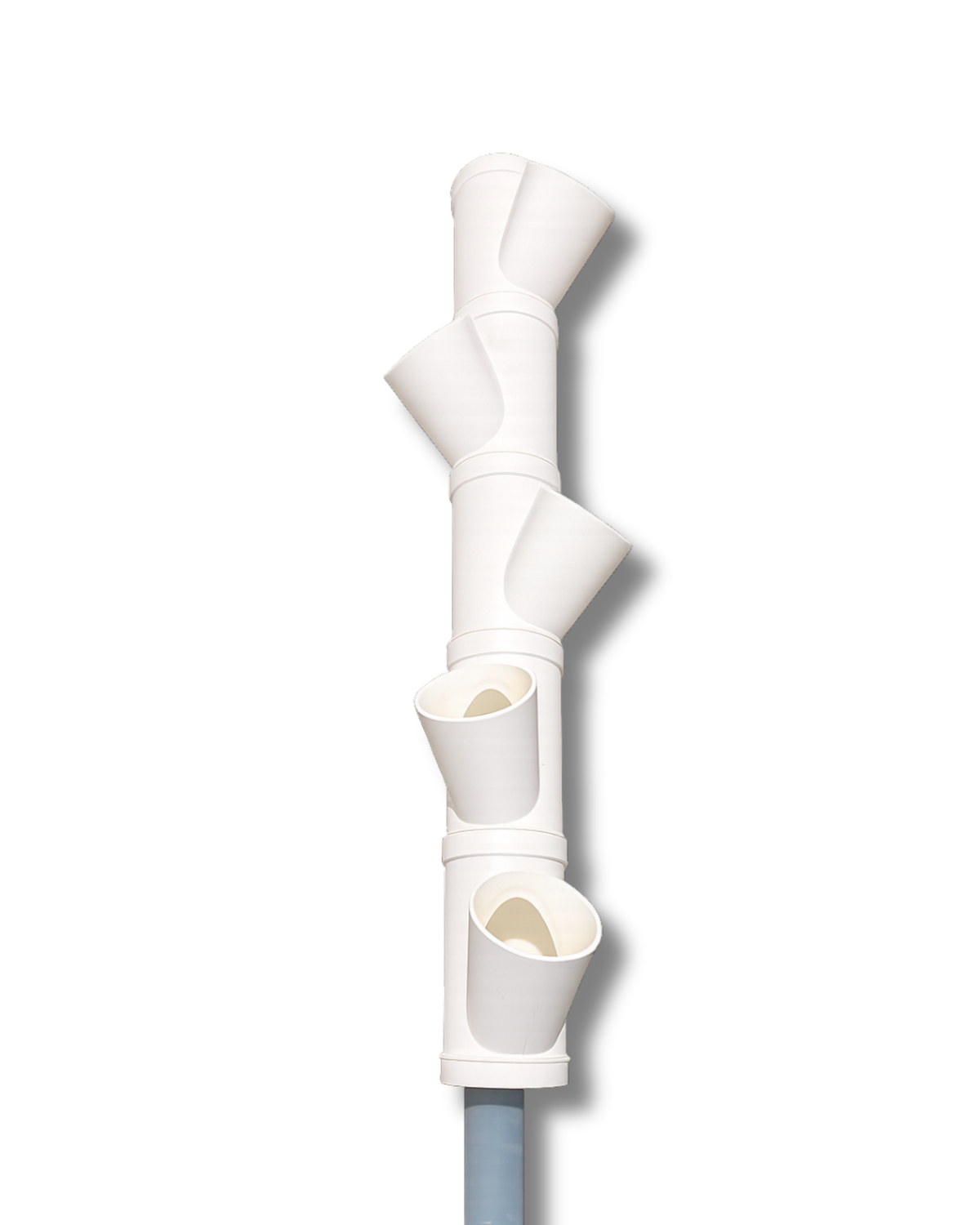 Modulo idroponico con scarico